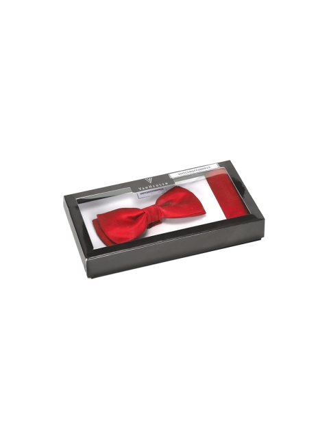 Van Heusen Men Red Solid Accessory Gift Set