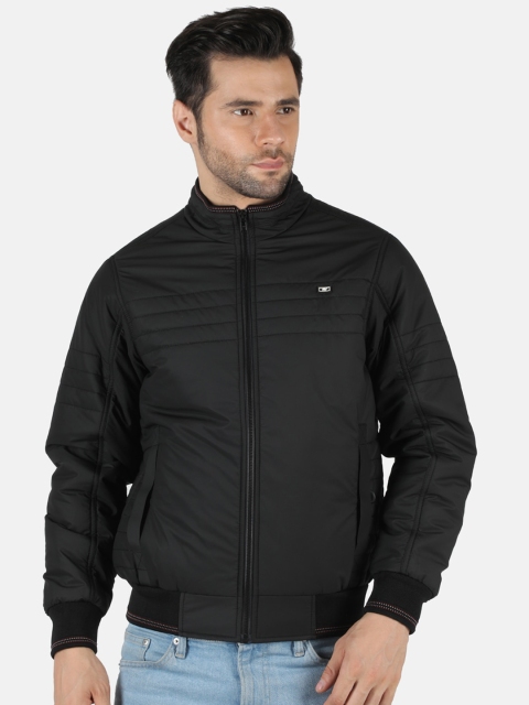 Monte Carlo Men Black Woolen Puffer Jacket