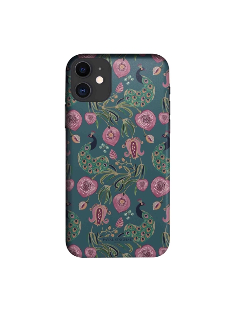 macmerise Green Printed iPhone 11 Back Case, Multi
