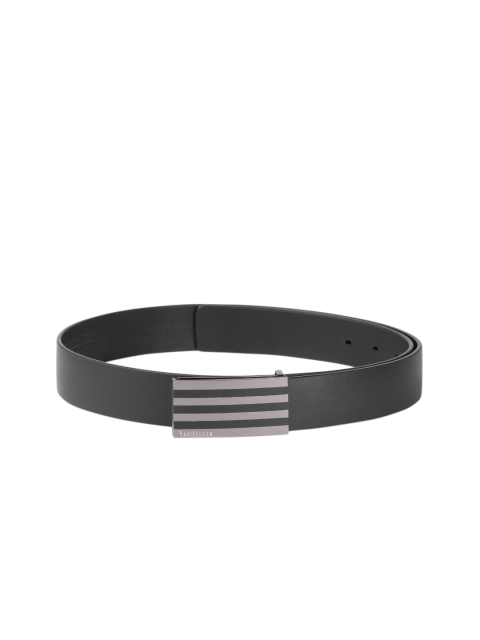 Van Heusen Men Black Leather Formal Belt