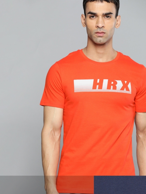 HRX By Hrithik Roshan Lifestyle Men Pack of 2 Bio-Wash Typography Printed Tshirts, Orange
HRX By Hrithik Roshan Lifestyle Men Pack of 2 Bio-Wash Typography Printed Tshirts, Orange