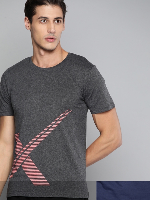 HRX By Hrithik Roshan Lifestyle Men Pack of 2 Bio-Wash Brand Carrier Tshirts, Charcoal
HRX By Hrithik Roshan Lifestyle Men Pack of 2 Bio-Wash Brand Carrier Tshirts, Charcoal