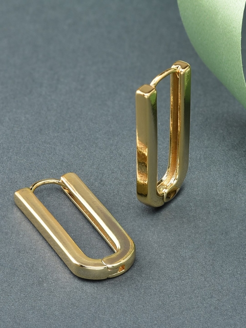 Accessorize Z Women Real Gold Plated Basic Chunky Rectangular Link Hoop Earrings
Accessorize Z Women Real Gold Plated Basic Chunky Rectangular Link Hoop Earrings