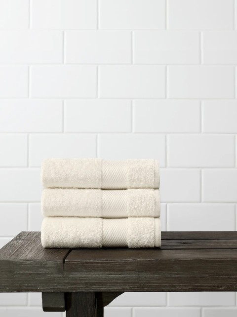 AMOUVE Set Of 3 Ivory Sustainable Organic Cotton Face Towels- Super-soft & Chemical-free, Off white
AMOUVE Set Of 3 Ivory Sustainable Organic Cotton Face Towels- Super-soft & Chemical-free, Off white