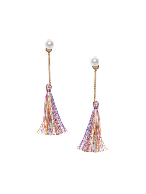 OOMPH Multicoloured Contemporary Drop Earrings, Multi
OOMPH Multicoloured Contemporary Drop Earrings, Multi