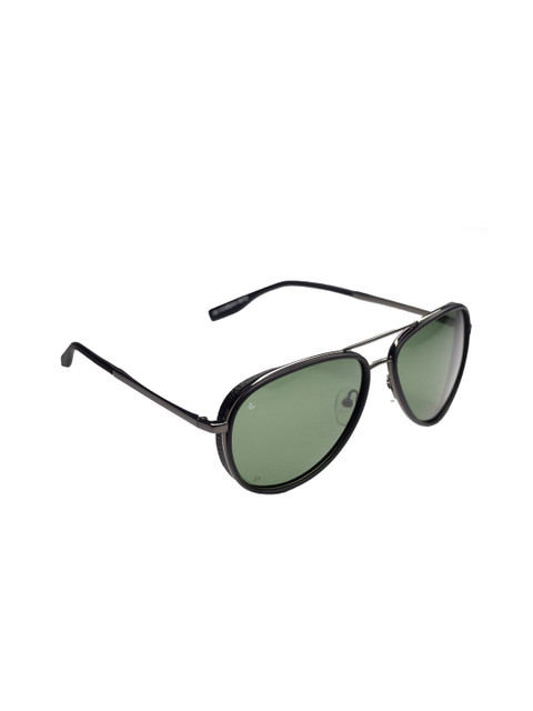 CHARLES LONDON Green Lens & Black Aviator Sunglasses & UV Protected Lens AB 1110 C2 60 S
CHARLES LONDON Green Lens & Black Aviator Sunglasses & UV Protected Lens AB 1110 C2 60 S