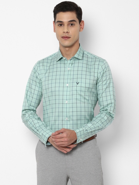 Allen Solly Men Green & Navy Blue Slim Fit Windowpane Checks Pure Cotton Formal Shirt
Allen Solly Men Green & Navy Blue Slim Fit Windowpane Checks Pure Cotton Formal Shirt