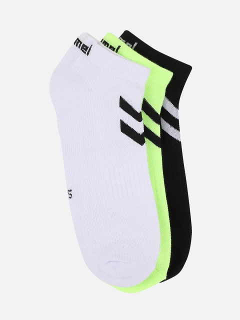 hummel Pack of 3 Unisex Patterned Ankle Length Socks, Assorted