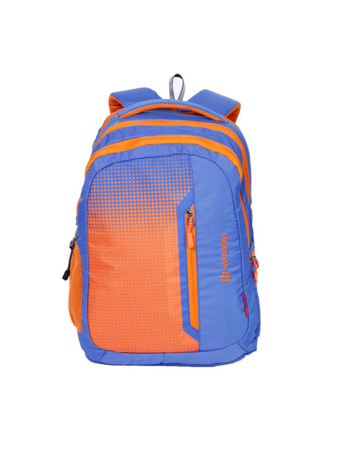 Harissons Unisex Blue & Orange Backpack
Harissons Unisex Blue & Orange Backpack