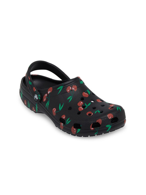 Crocs Unisex Black Printed Clogs
Crocs Unisex Black Printed Clogs