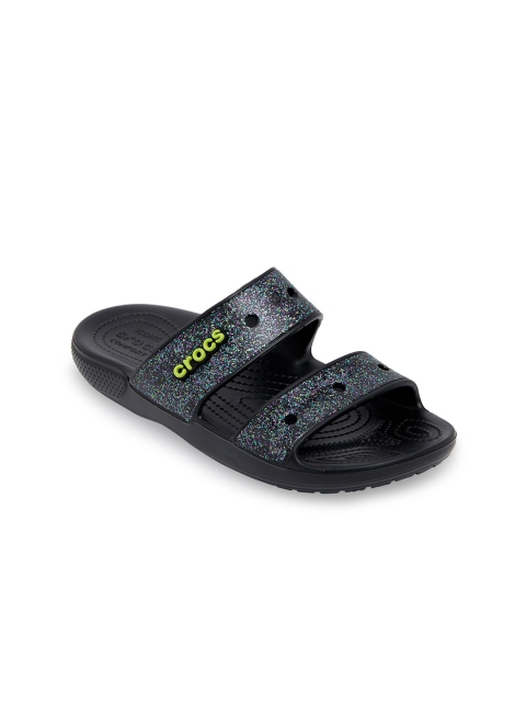 Crocs Unisex Black & Blue Comfort Sandals