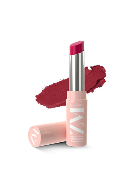 ZM Zayn & Myza Transfer-Proof Power Matte Lipstick - Fuchsia Hype 3.2 gm
ZM Zayn & Myza Transfer-Proof Power Matte Lipstick - Fuchsia Hype 3.2 gm