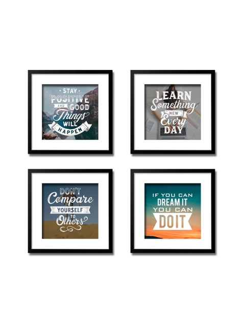 WALLMANTRA Unisex Multicoloured Beautiful Motivational Thoughts Set of 4 Photo Frames, Multi
WALLMANTRA Unisex Multicoloured Beautiful Motivational Thoughts Set of 4 Photo Frames, Multi