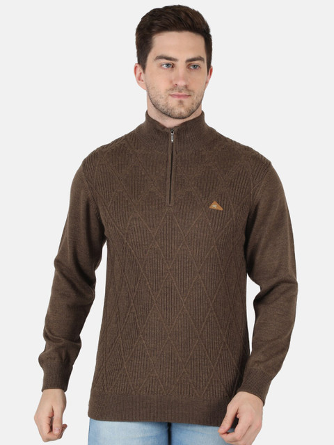 Monte Carlo Men Brown Self Design Pullover
Monte Carlo Men Brown Self Design Pullover