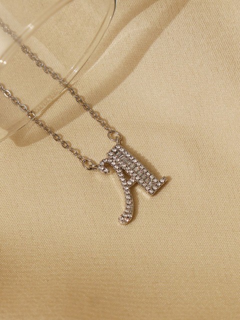 Pipa Bella Women Silver-Plated Alloy Artificial Stones Necklace with Initial A Pendant
Pipa Bella Women Silver-Plated Alloy Artificial Stones Necklace with Initial A Pendant