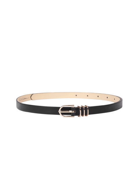 Mast & Harbour Women Black Solid Belt