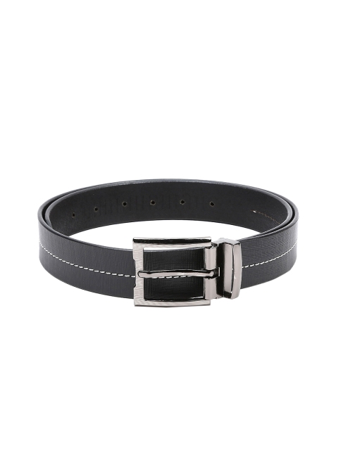 WildHorn Men Black Genuine Leather Belt