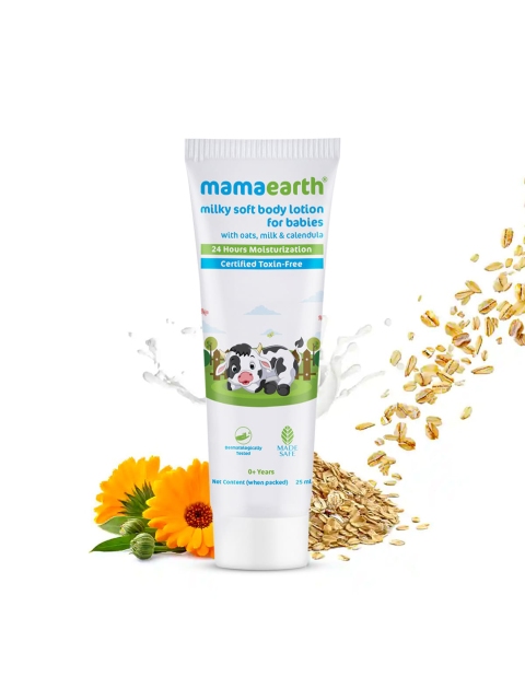 Mamaearth Unisex Kids Milky Soft Body Lotion with Oats, Milk & Calendula - 25 ml, White
Mamaearth Unisex Kids Milky Soft Body Lotion with Oats, Milk & Calendula - 25 ml, White