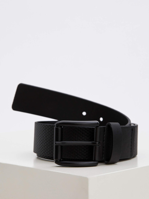 DeFacto Men Black Textured PU Belt
DeFacto Men Black Textured PU Belt