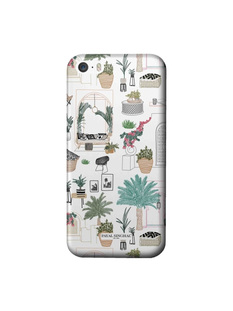macmerise White & Green Cafe Morrocco iPhone SE Sleek Back Case