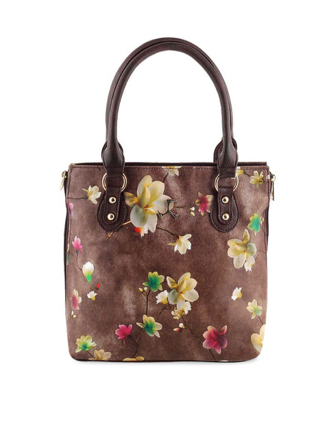 Mochi Brown Floral PU Structured Handheld Bag
Mochi Brown Floral PU Structured Handheld Bag