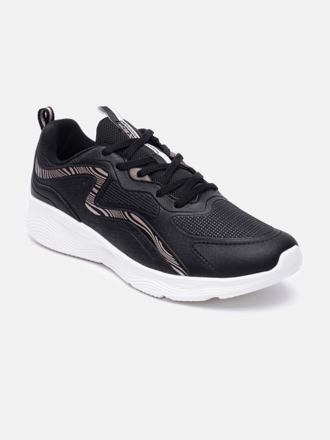 Xtep Women Black Running Non-Marking Shoes