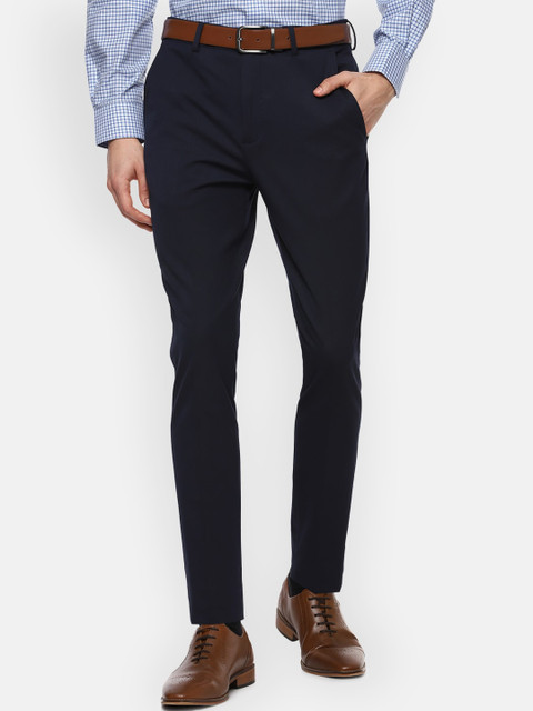 Louis Philippe Men Navy Blue Solid Mid Rise Formal Trousers
Louis Philippe Men Navy Blue Solid Mid Rise Formal Trousers