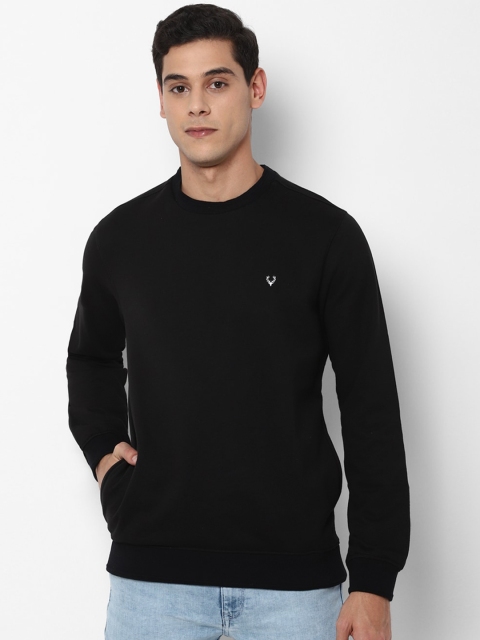 Allen Solly Men Black Sweatshirt