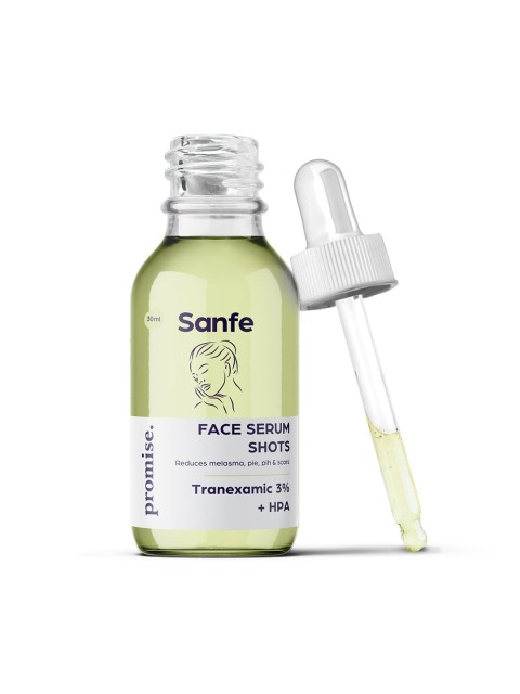 Sanfe 3% Tranexamic Face Serum For Melasma, Pigmentation, Erythema & Acne Scars, White
Sanfe 3% Tranexamic Face Serum For Melasma, Pigmentation, Erythema & Acne Scars, White