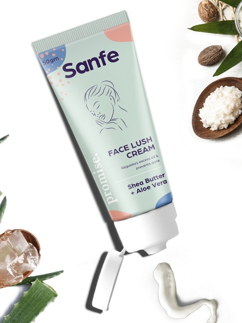 Sanfe Shea Butter Brightening Face Lush Cream For Acne Breakouts & Remove Dead Skin -50 gm, White
Sanfe Shea Butter Brightening Face Lush Cream For Acne Breakouts & Remove Dead Skin -50 gm, White