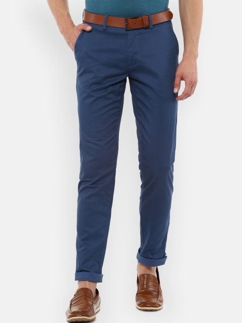 Louis Philippe Sport Men Navy Blue Textured Slim Fit Mid-Rise Plain Casual Woven Trousers
Louis Philippe Sport Men Navy Blue Textured Slim Fit Mid-Rise Plain Casual Woven Trousers