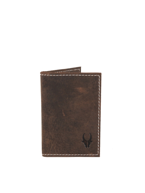 WildHorn Men Brown Genuine Leather Card Holder