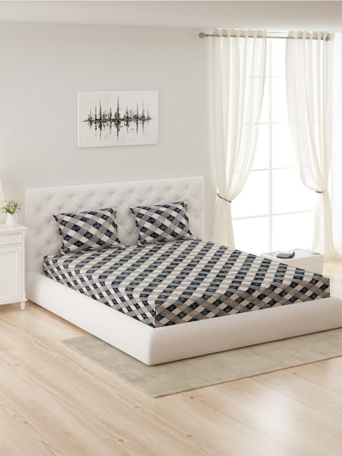 Monte Carlo Grey & Black Printed 300 TC Cotton Double Bedsheet with 2 Pillow Cover
Monte Carlo Grey & Black Printed 300 TC Cotton Double Bedsheet with 2 Pillow Cover