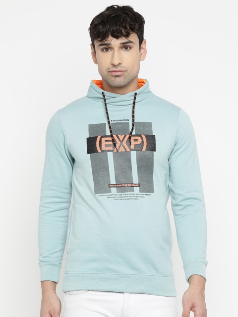 V2 Value & Variety Men Green Printed Sweatshirt