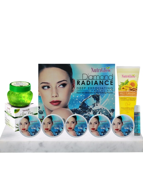 NutriGlow Diamond Radiance Facial Kit, Aloe Vera Gel 100g & Wild Turmeric Face Wash 65ml, Multi
NutriGlow Diamond Radiance Facial Kit, Aloe Vera Gel 100g & Wild Turmeric Face Wash 65ml, Multi