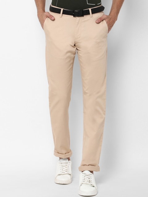 Allen Solly Men Beige Slim Fit Trousers