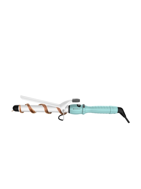 Havells Unisex Silver-Toned & Turquoise-Blue Digital & Temperature Control Hair Curler 25mm
Havells Unisex Silver-Toned & Turquoise-Blue Digital & Temperature Control Hair Curler 25mm