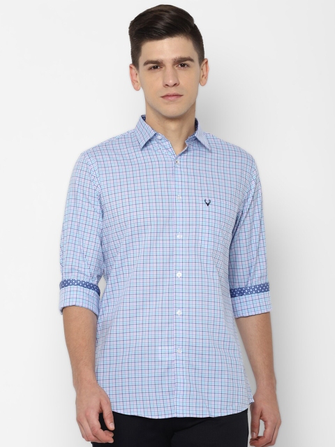 Allen Solly Men Blue Slim Fit Grid Tattersall Checks Checked Pure Cotton Casual Shirt
Allen Solly Men Blue Slim Fit Grid Tattersall Checks Checked Pure Cotton Casual Shirt