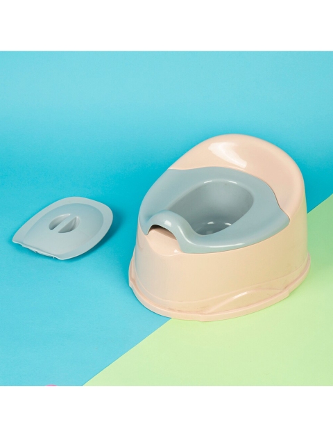 Baby Moo Kids Peach-Coloured & Grey Potty Chair