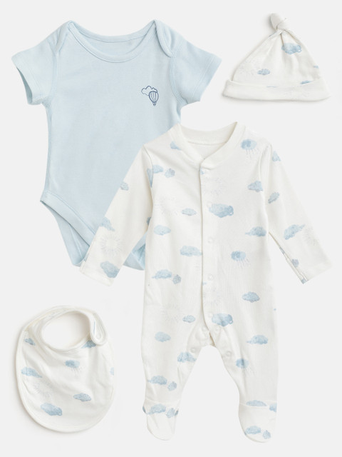 Marks & Spencer Infant Kids Pack of 4 Pure Cotton Baby Apparel Gift Set, White
Marks & Spencer Infant Kids Pack of 4 Pure Cotton Baby Apparel Gift Set, White