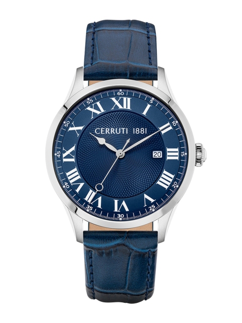 Cerruti 1881 Men Blue Embellished Dial & Black Leather Straps Analogue Watch CIWGB2114101
Cerruti 1881 Men Blue Embellished Dial & Black Leather Straps Analogue Watch CIWGB2114101