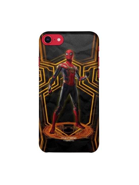 macmerise Multi-Coloured Printed Extraordinary Spiderman Sleek iPhone SE Back Case