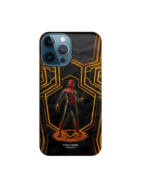 macmerise Black & Gold Extraordinary Spiderman iPhone 12 Pro Max Sleek Back Case