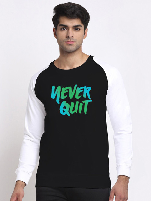 Friskers Men Black Typography Printed Sweatshirt 
Friskers Men Black Typography Printed Sweatshirt