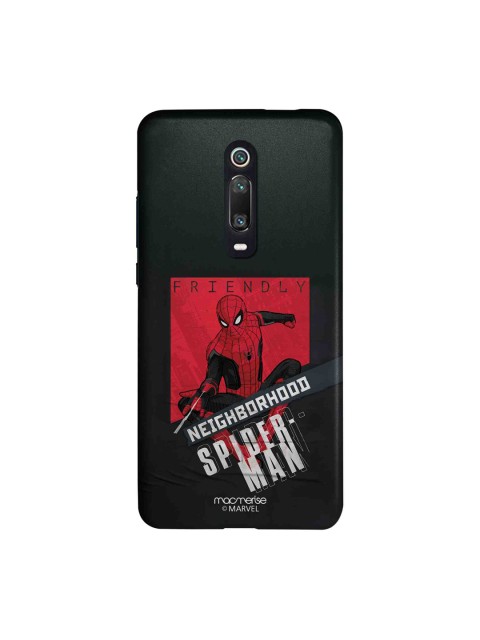 macmerise Black & Red Spiderman Printed Xiaomi Redmi K20 Pro Back Case