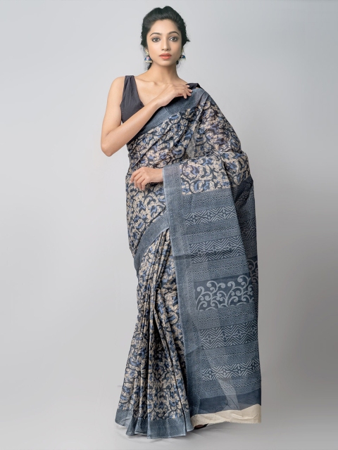 Unnati Silks Beige & Grey Ethnic Motifs Pure Cotton Handloom Sustainable Kovai Saree
Unnati Silks Beige & Grey Ethnic Motifs Pure Cotton Handloom Sustainable Kovai Saree