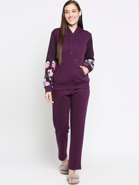 XIN Women Purple Night suit
