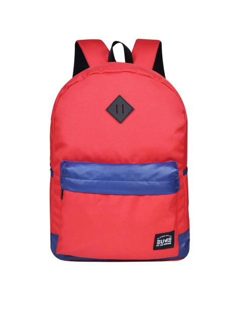 EUME Unisex Red & Blue Camper Backpack