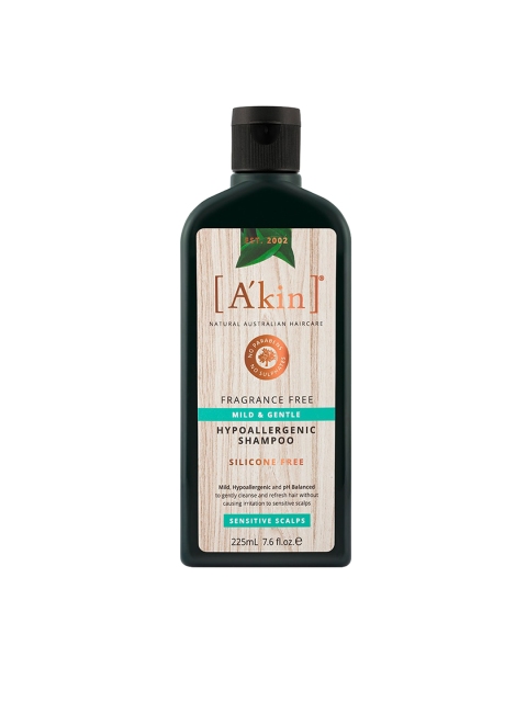 Akin Fragrance Free Mild & Gentle Hypoallergenic & pH Balanced Natural Shampoo 225 ml, Multi
Akin Fragrance Free Mild & Gentle Hypoallergenic & pH Balanced Natural Shampoo 225 ml, Multi