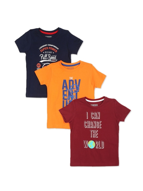 Cherokee Boys Pack of 3 Assorted Printed T-shirts